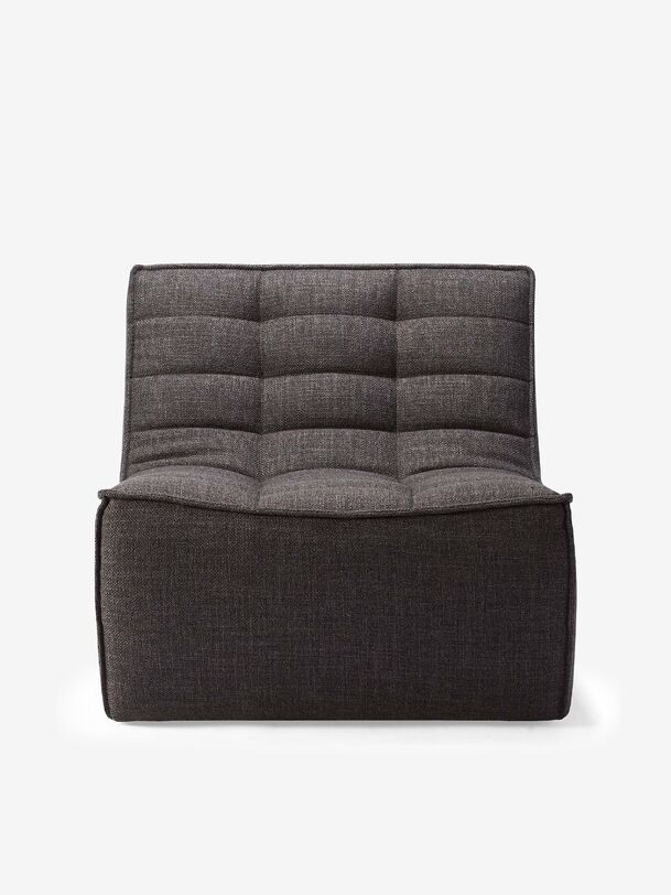 chaise basse n701 gris