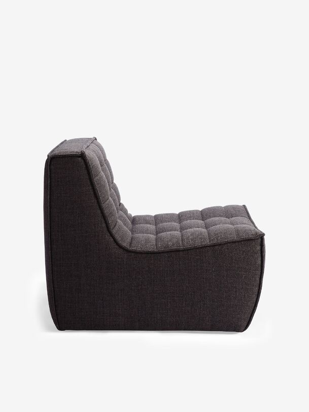 chaise basse n701 gris