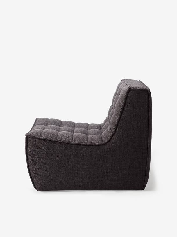 chaise basse n701 gris