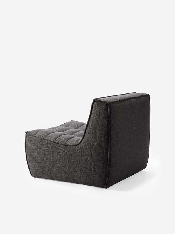chaise basse n701 gris