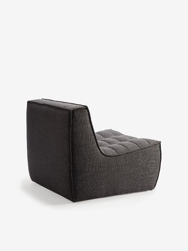 chaise basse n701 gris