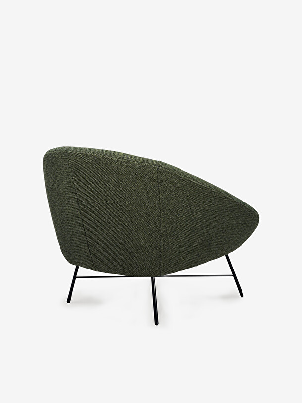 fauteuil barrow jacques deneef - ethnicraft vert