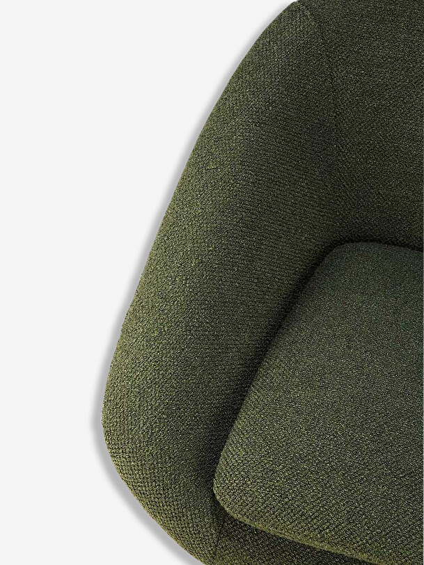 fauteuil barrow jacques deneef - ethnicraft vert