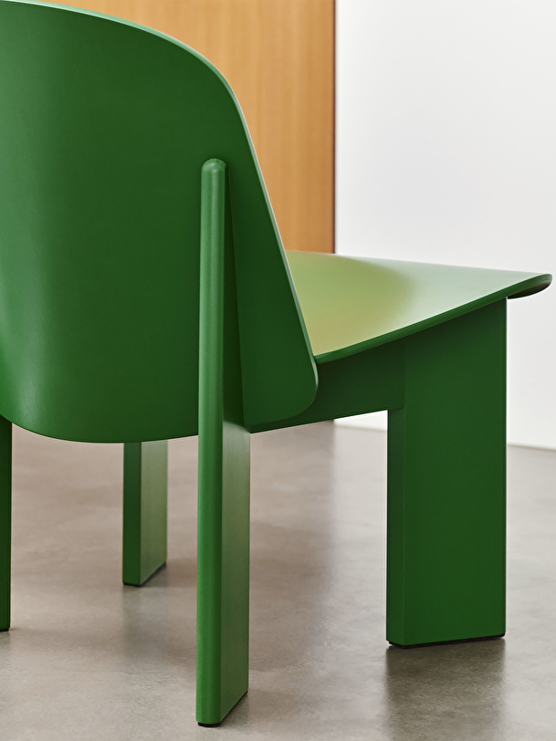 ciseau fauteuil de salon en bois vert