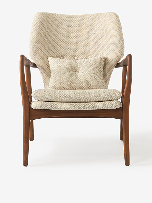 peggy fauteuil chiné écru écru