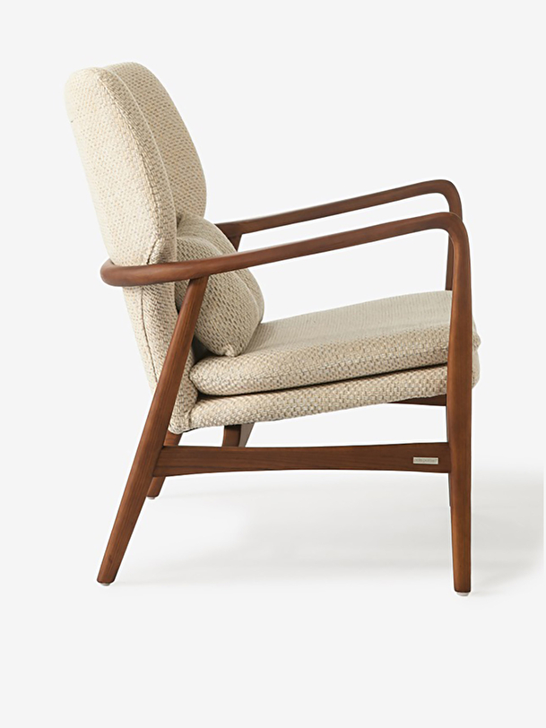 peggy fauteuil chiné écru écru