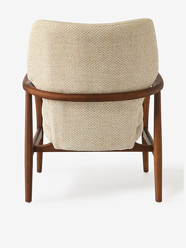 peggy fauteuil chiné écru écru