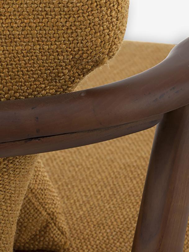fauteuil peggy ocre ocre