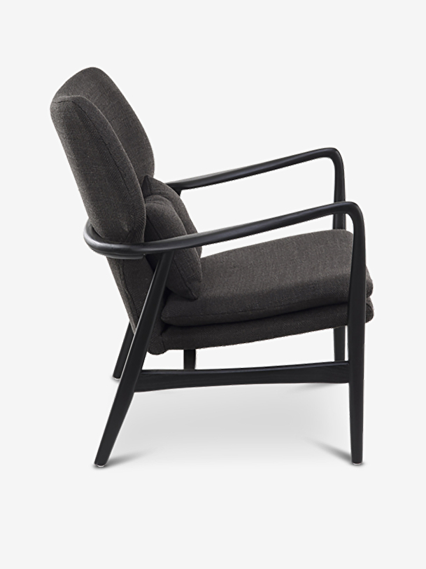 fauteuil peggy noir