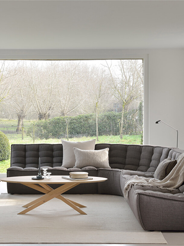 n701 canapé 2 places gris
