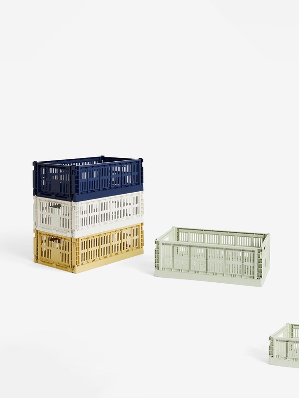 panier de couleur de caisse m en polypropylène recycler marine - hay marine