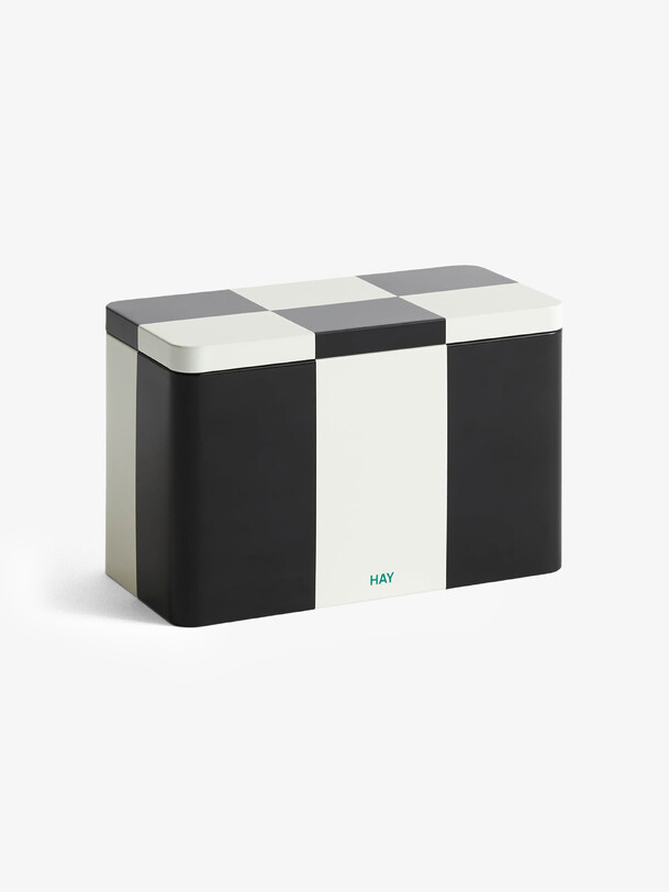 boîte en métal slim blanc et vert multicolore