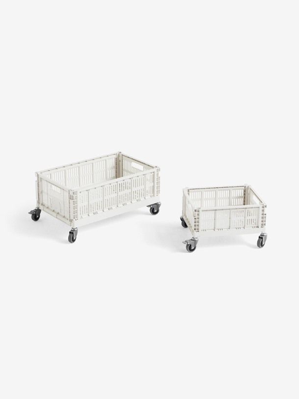set de 4 roulettes - couleur caisse - hay gris
