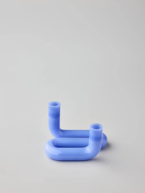 vague détenteur de la bougie bleu