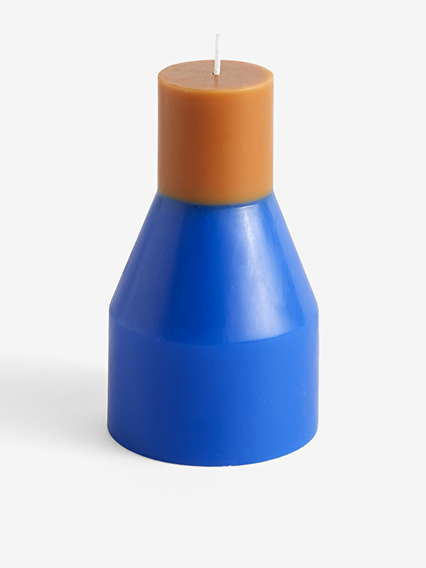 pilier bougie bleu électrique s bleuorange