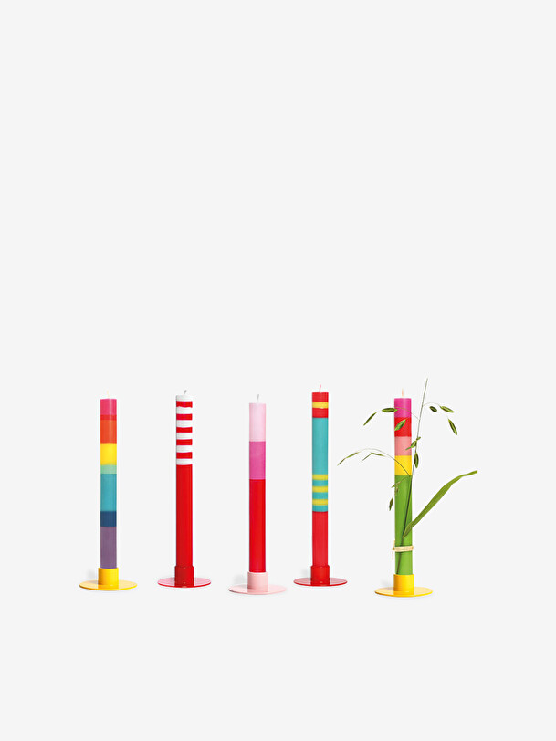 merci bougie multicolore