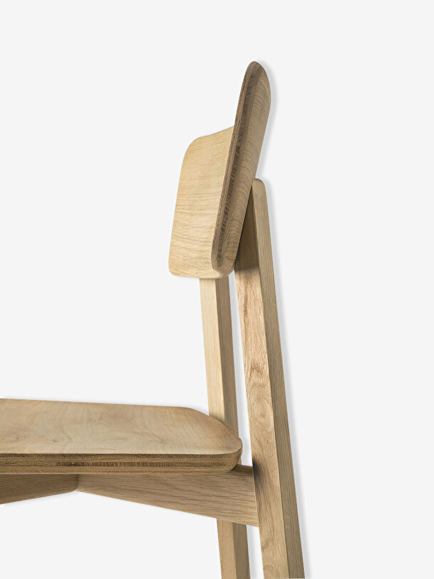 chaise casale en chene - ethnicraft en chêne clair