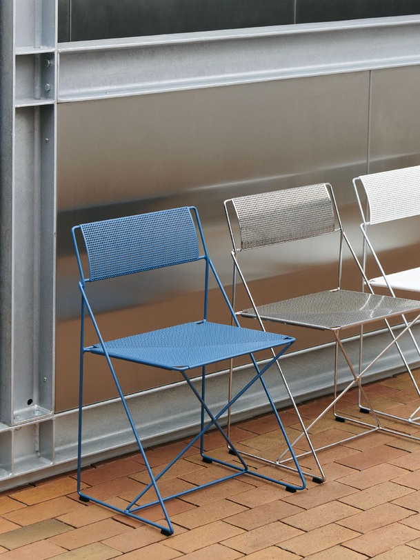chaise x-line bleu - hay bleu