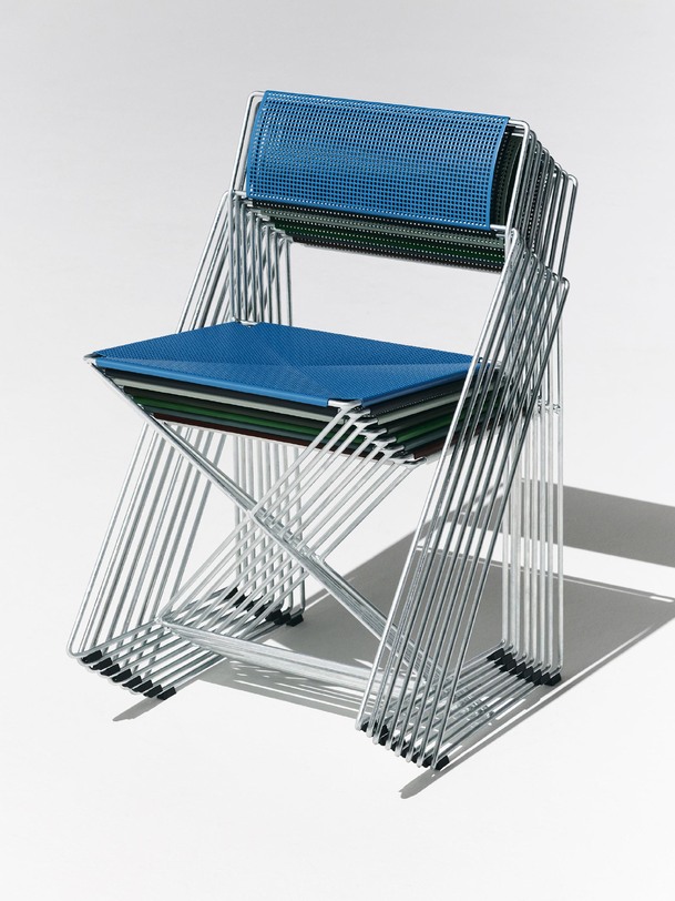chaise x-line bleu - hay bleu