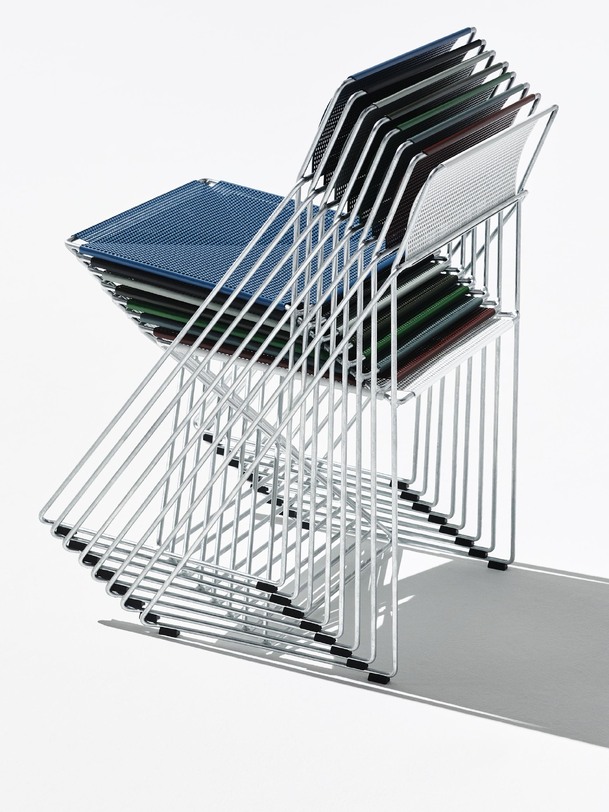 chaise x-line bleu - hay bleu
