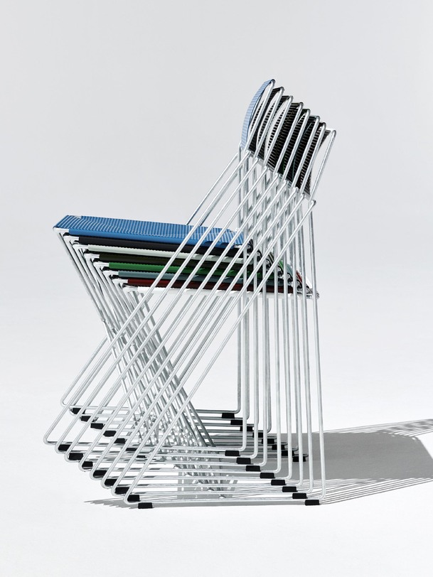 chaise x-line bleu - hay bleu