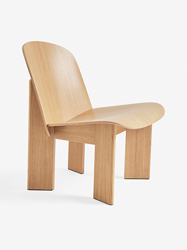 ciseau fauteuil de salon en bois naturel