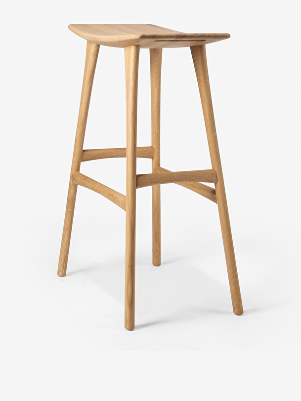chêne osso tabouret de bar en chêne clair