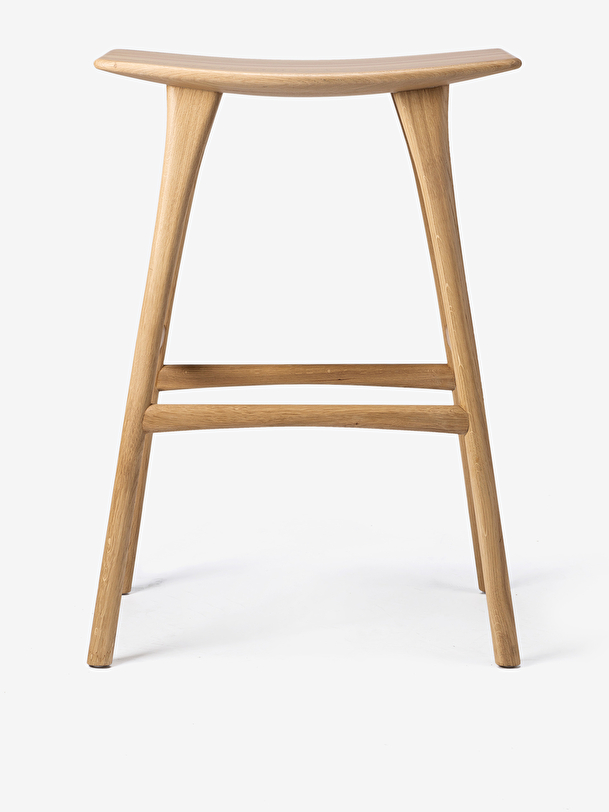 chêne osso tabouret de bar en chêne clair