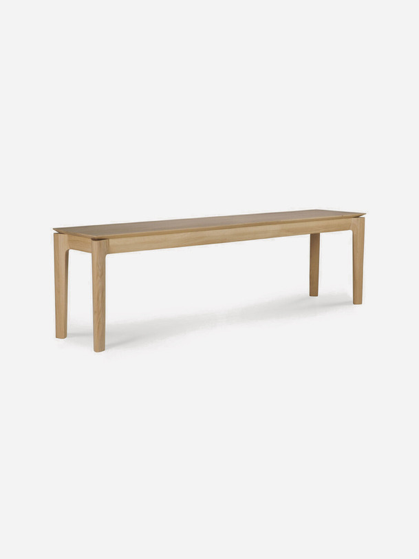 chêne bok banc 166x35x46 chêne clair