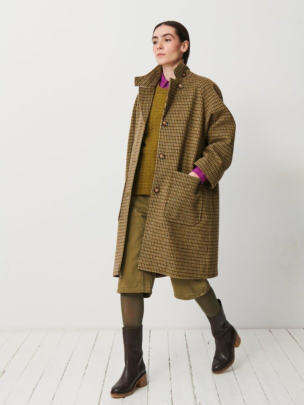 oya manteau kaki