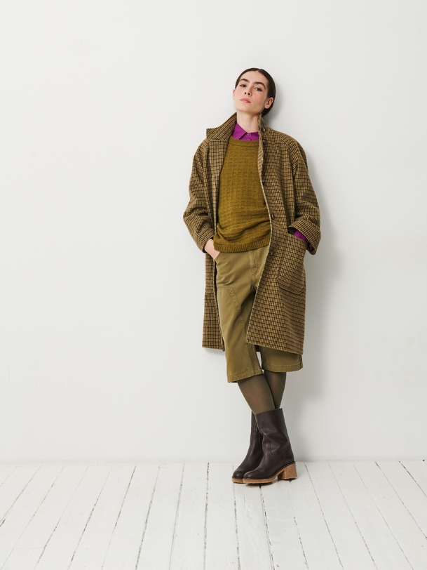 oya manteau kaki