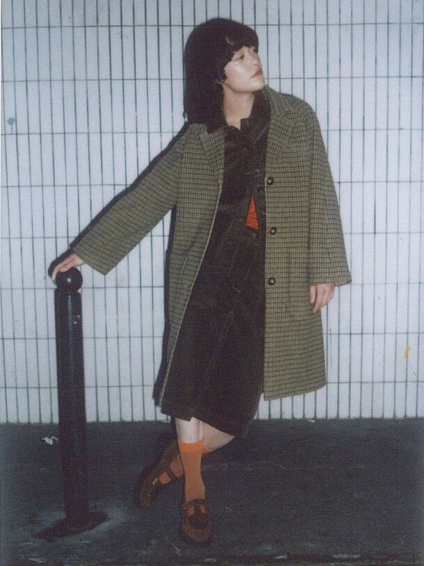 oya manteau kaki