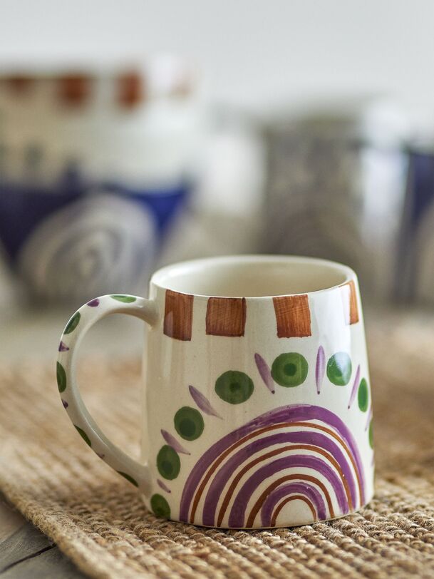 tasse en grès shama - bloomingville vert