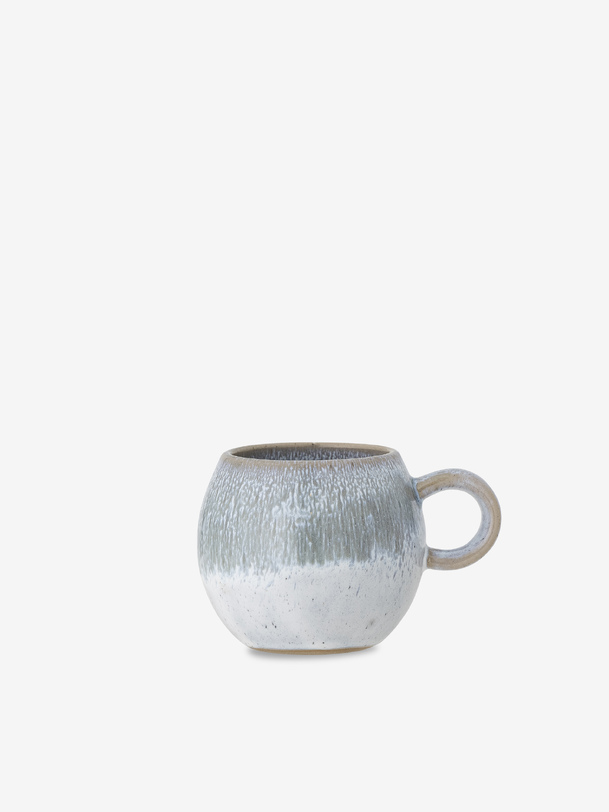 tasse en grès paula - bloomingville bleu