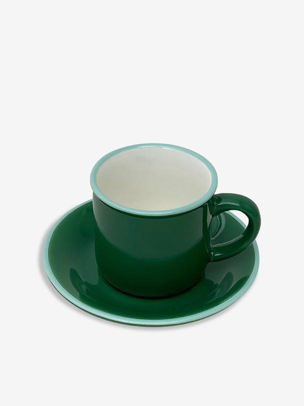 tasse ristretto céramique - bazar de luxe vert