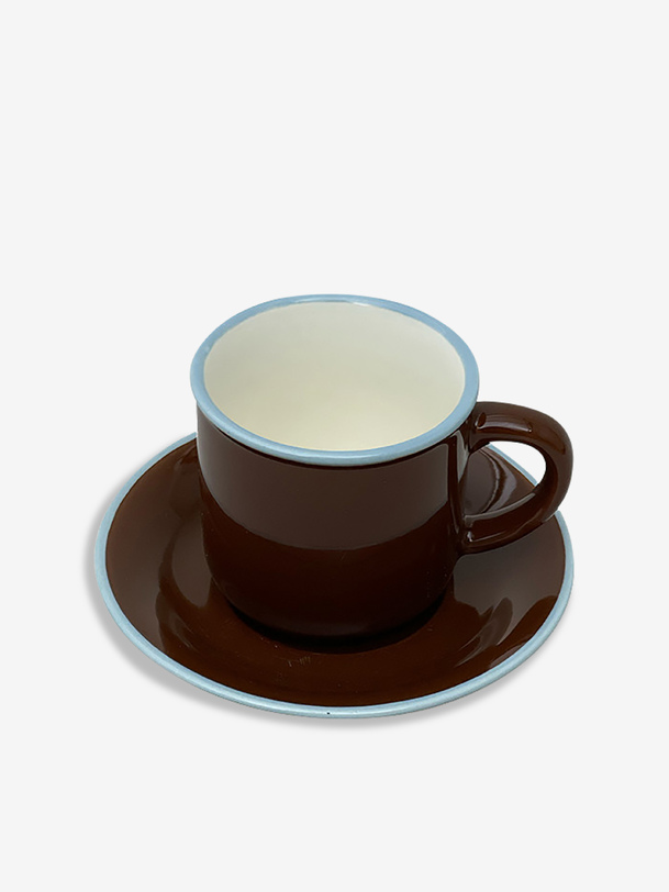tasse ristretto céramique - bazar de luxe brun
