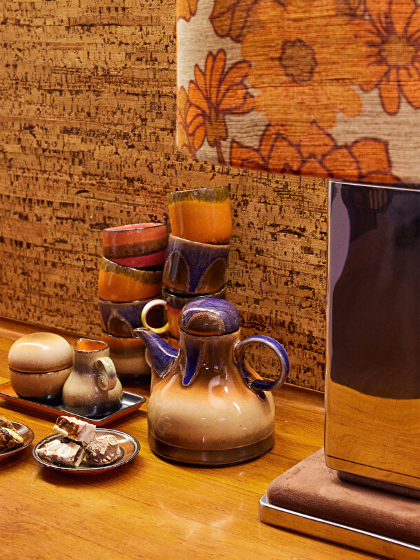 ensemble de 4 tasses à café multicolore