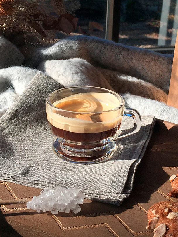 lot de 6 tasses à expresso - la rochere transparent