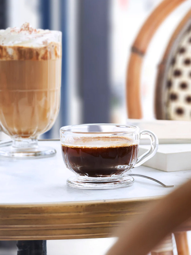 lot de 6 tasses à expresso - la rochere transparent