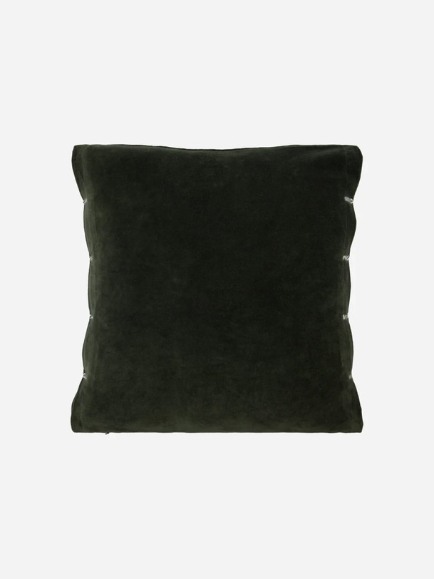 coussin hd de velours vert amp interieur - maison de médecin verte