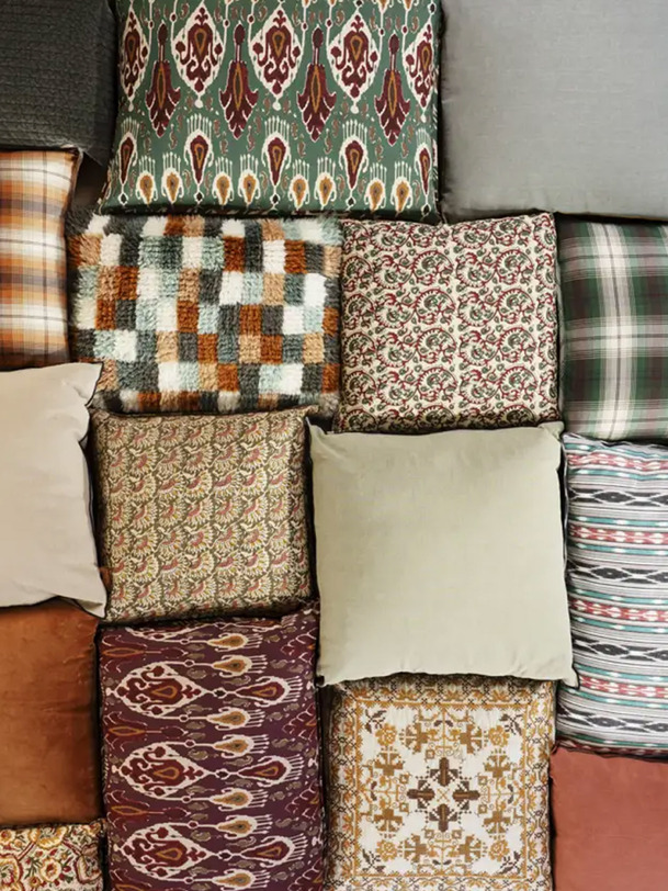 coussin dimpression 50x50 - mme stoltz kaki
