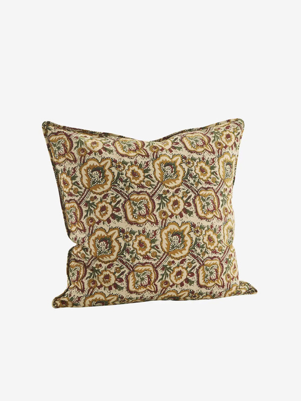 coussin dimpression 50x50 - mme stoltz moutarde