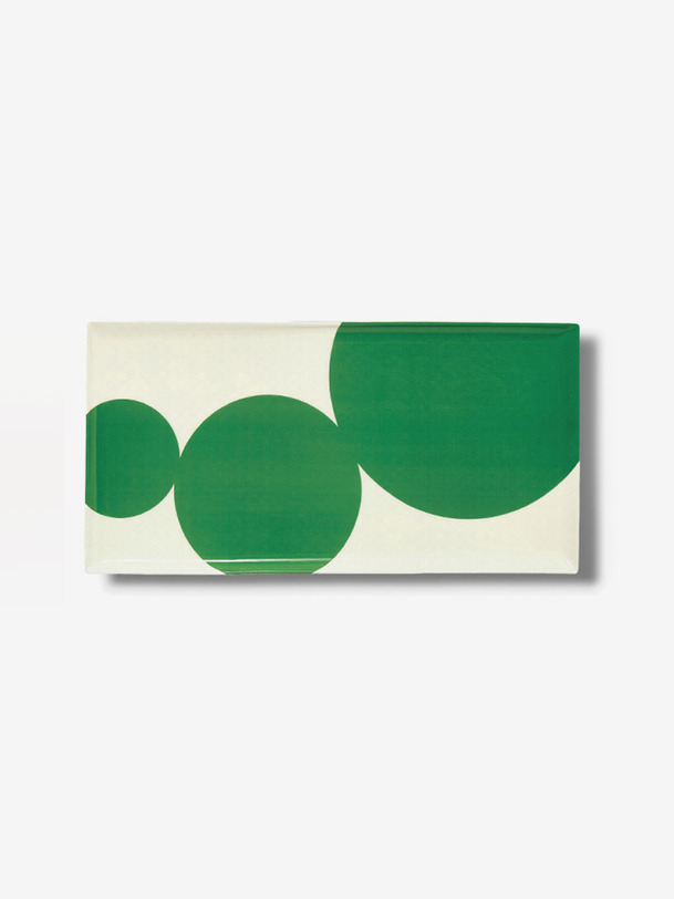 plateau rectangle astre - gangzai vert