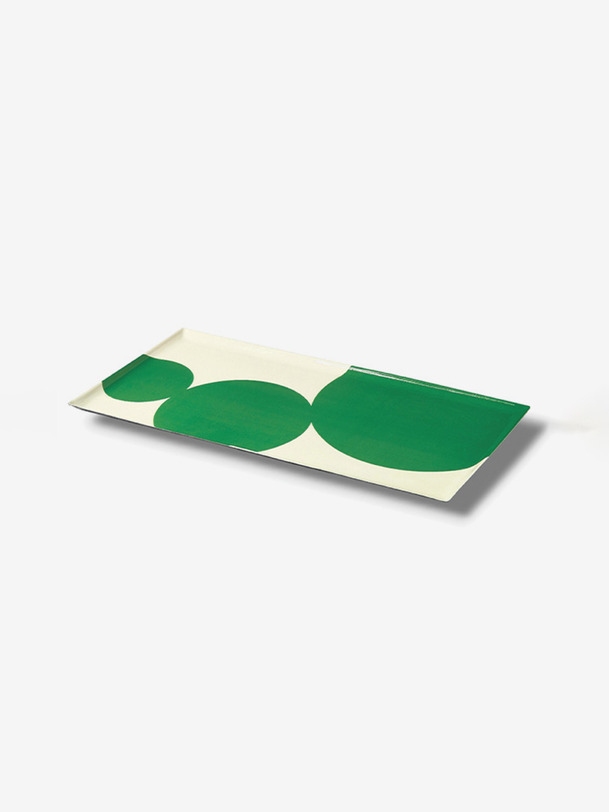plateau rectangle astre - gangzai vert