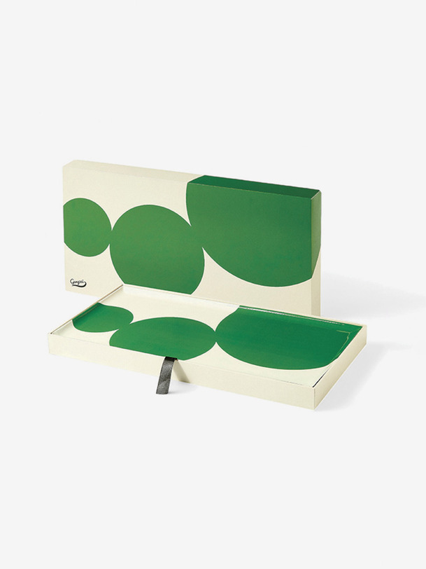 plateau rectangle astre - gangzai vert