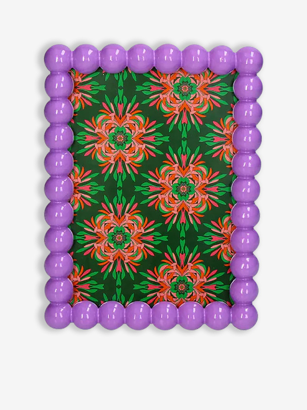cadres de perles violet - kersten p urple