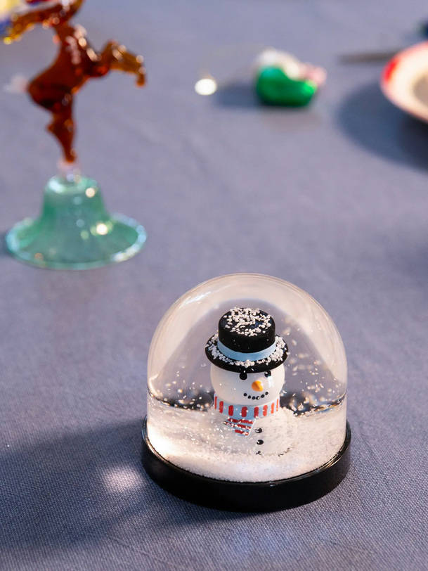 wonderball bonhomme de neige - ampklevering blanc