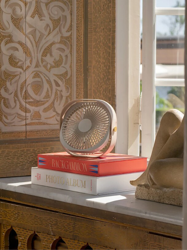 ventilateur portable fantastique beige - kubbick printworks beige