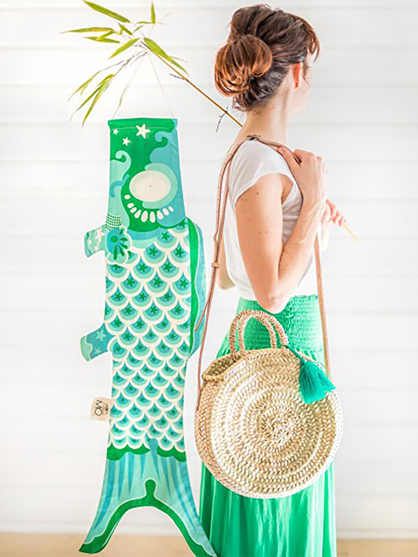 koinobori turquoise turquoise m