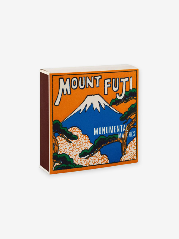 mont fuji allumettes multicolore